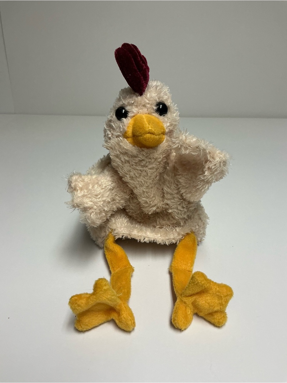 Folkmanis Funky Chicken Hand Puppet Plush Stuffed Animal Toy